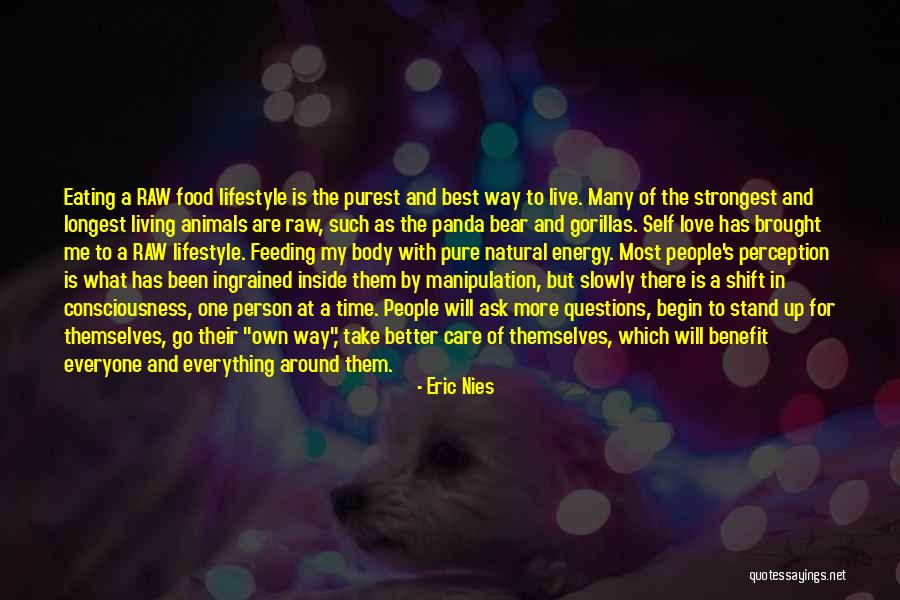 My Love For Animals Quotes By Eric Nies