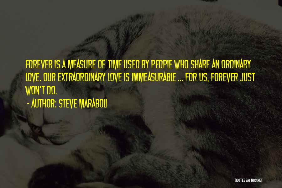 My Love For You Is Immeasurable Quotes By Steve Maraboli