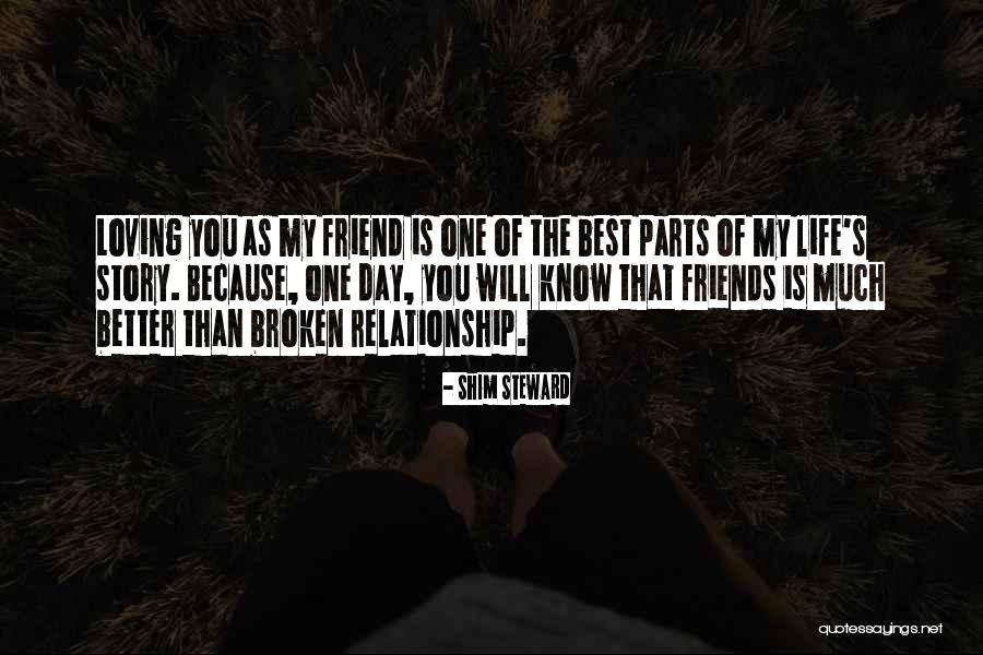 My Love Is My Best Friend Quotes By Shim Steward