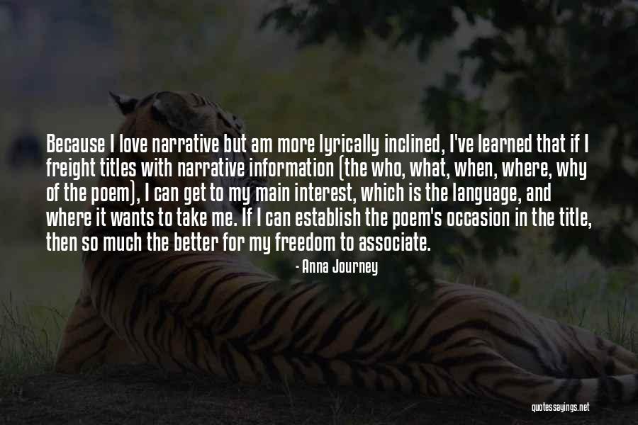 My Love Language Quotes By Anna Journey My Love Language Quotes By Anna Journey