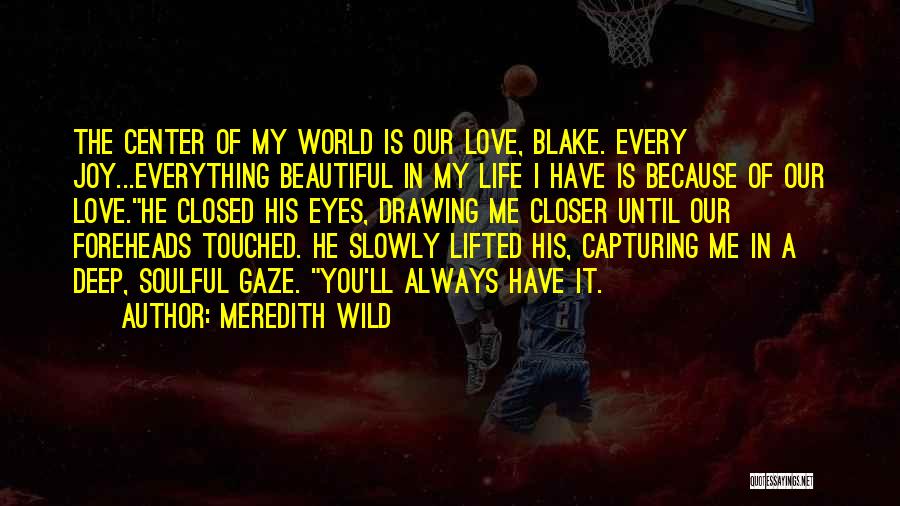 My Love My Life My World Quotes By Meredith Wild