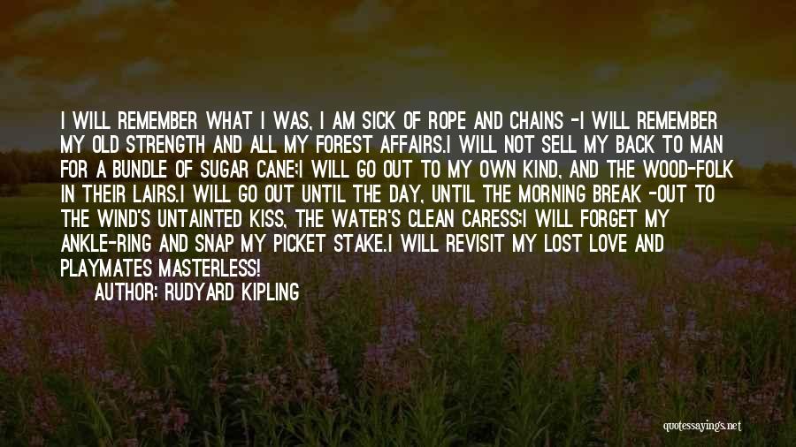 My Love Sick Quotes By Rudyard Kipling