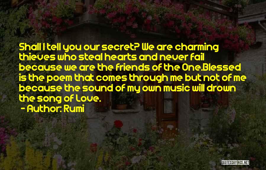 My Love Will Never Fail You Quotes By Rumi