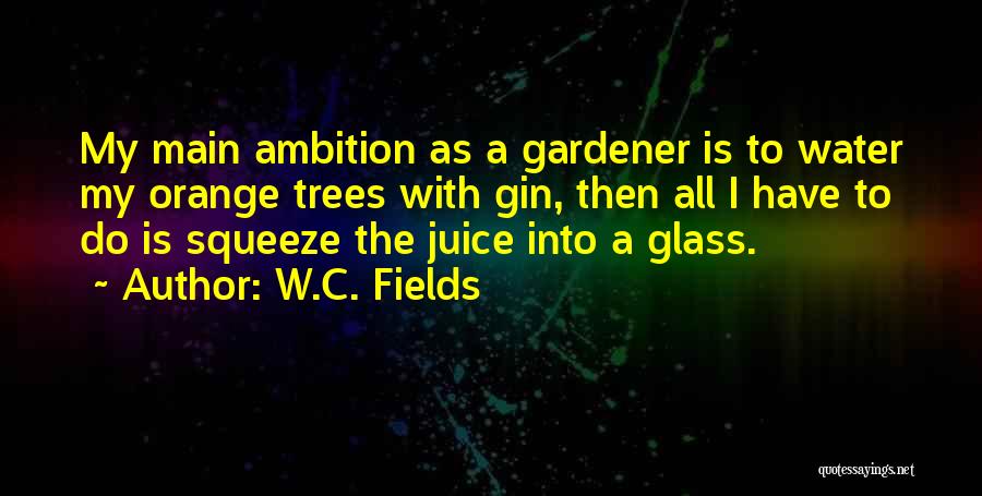 My Main Squeeze Quotes By W.C. Fields