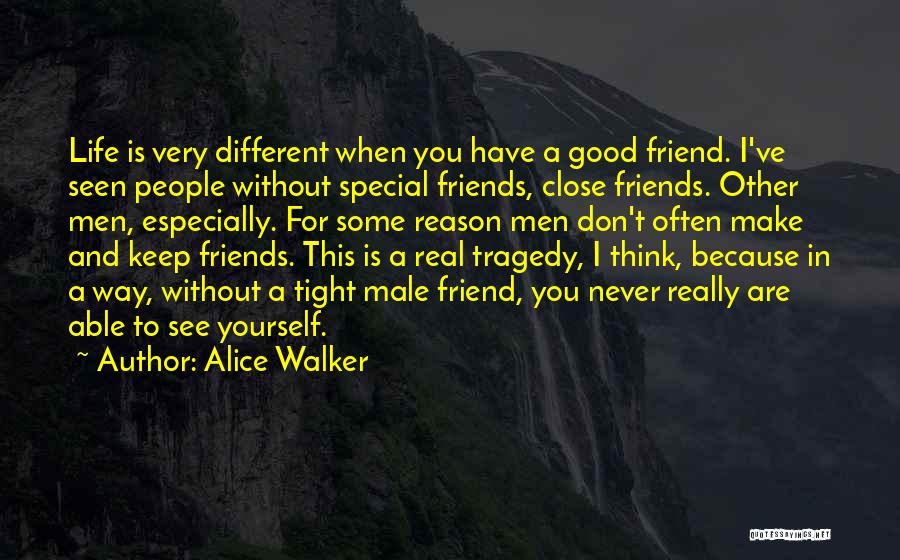 My Male Friend Quotes By Alice Walker