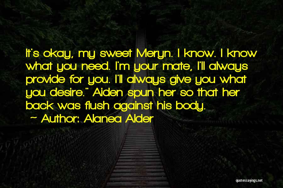 My Mate Quotes By Alanea Alder