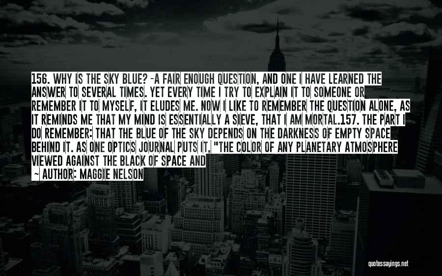 My Mind Is Empty Quotes By Maggie Nelson