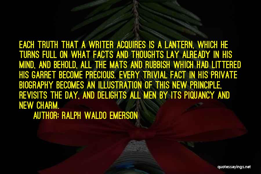 My Mind Is Full Of Thoughts Quotes By Ralph Waldo Emerson