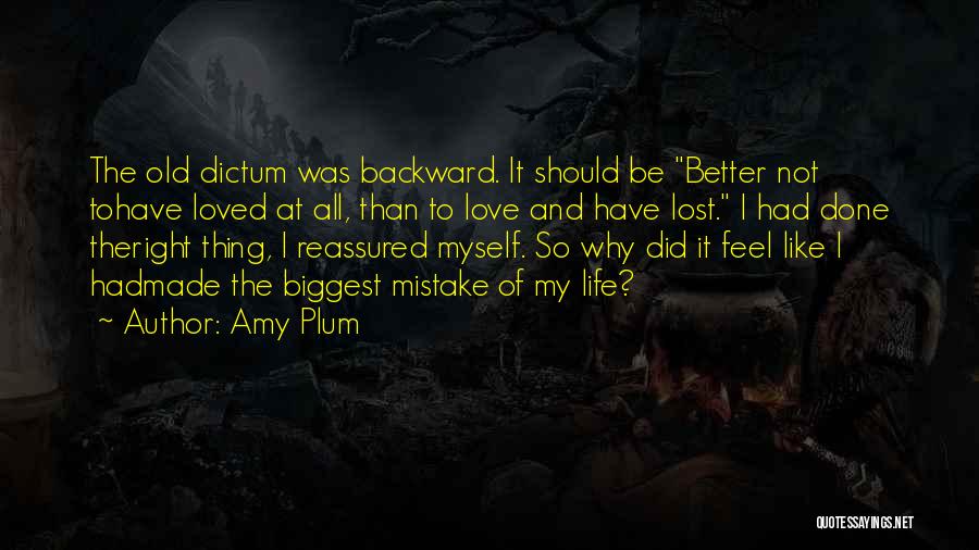 My Mistake Love Quotes By Amy Plum