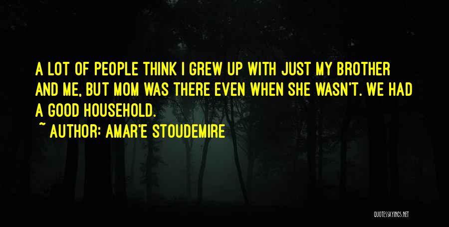 My Mom And Brother Quotes By Amar'e Stoudemire