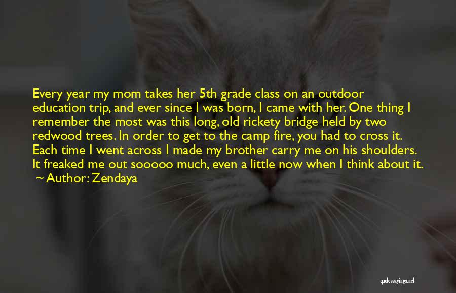 My Mom And Brother Quotes By Zendaya