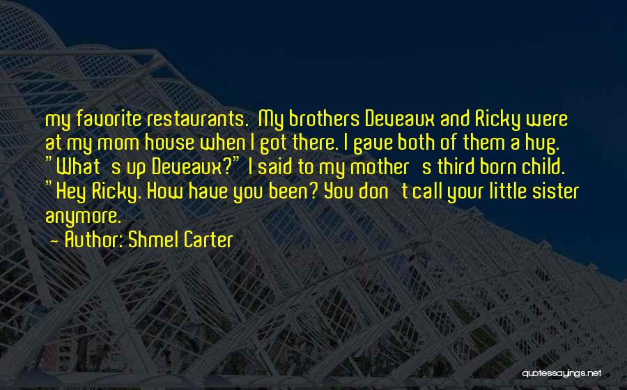 My Mom And Sister Quotes By Shmel Carter