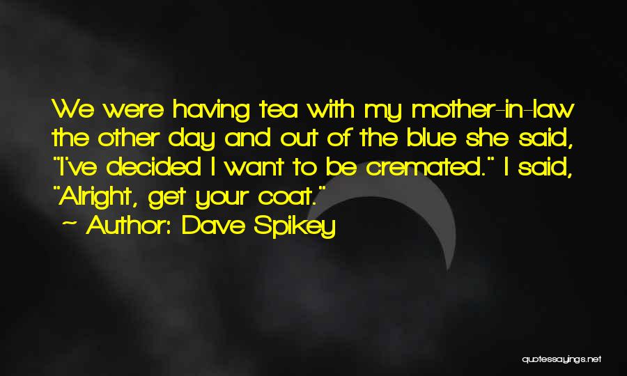 My Mother In Law Quotes By Dave Spikey