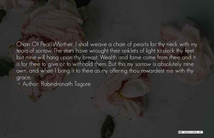 My Mother's Tears Quotes By Rabindranath Tagore