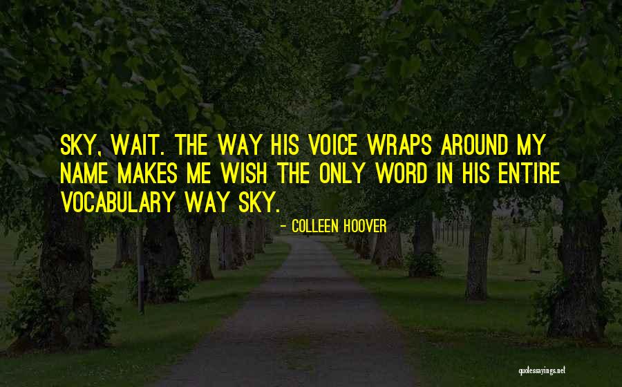 My Name Quotes By Colleen Hoover