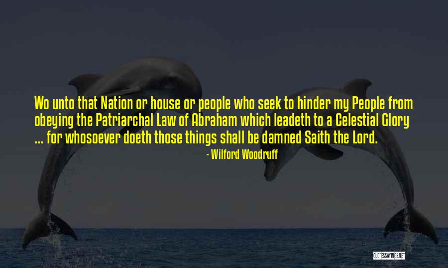 My Nation Quotes By Wilford Woodruff My Nation Quotes By Wilford Woodruff