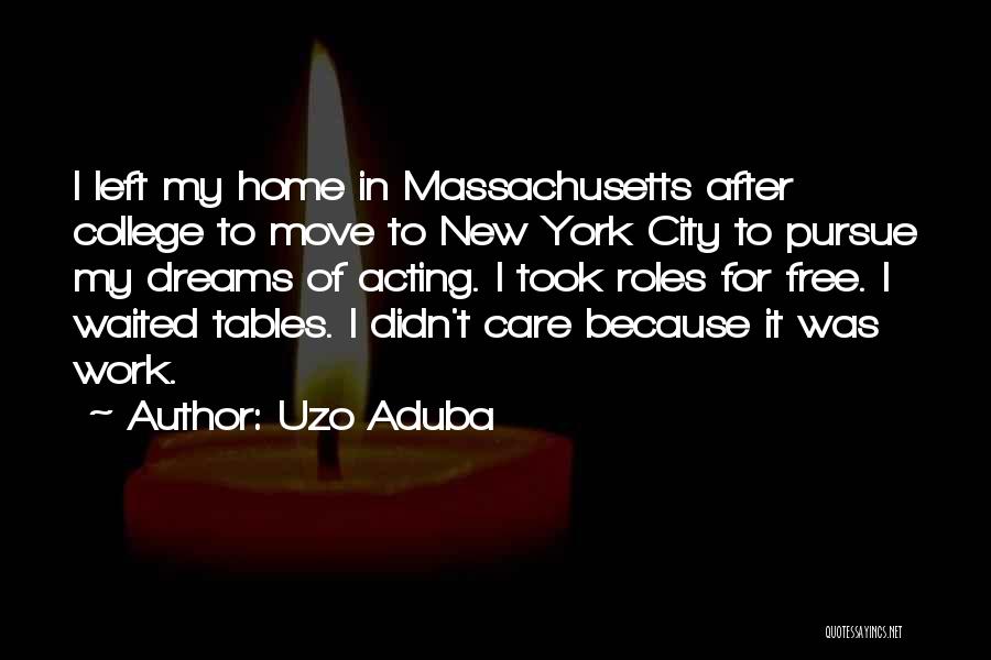 My New Home Quotes By Uzo Aduba