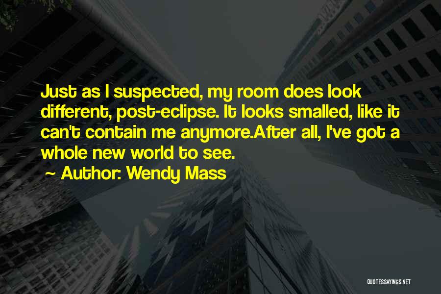 My New Room Quotes By Wendy Mass