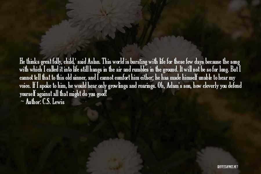 My Old Days Quotes By C.S. Lewis