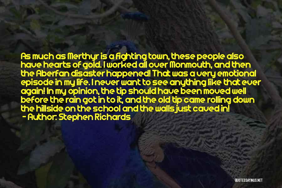 My Old School Quotes By Stephen Richards