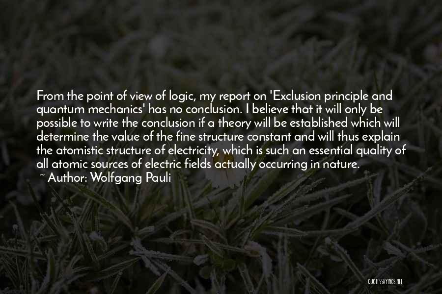 My Only Constant Quotes By Wolfgang Pauli