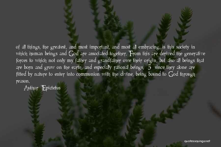 My Origin Quotes By Epictetus