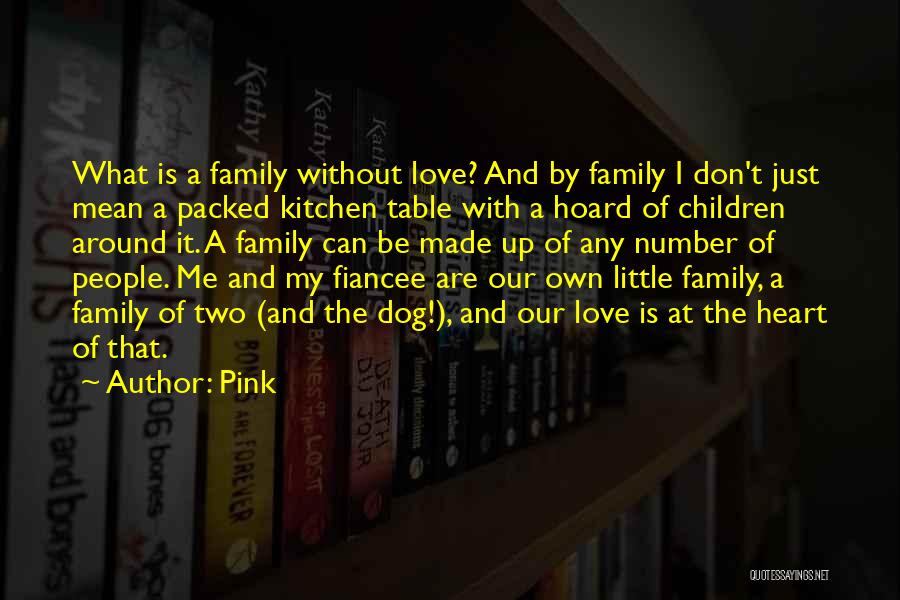 My Own Little Family Quotes By Pink