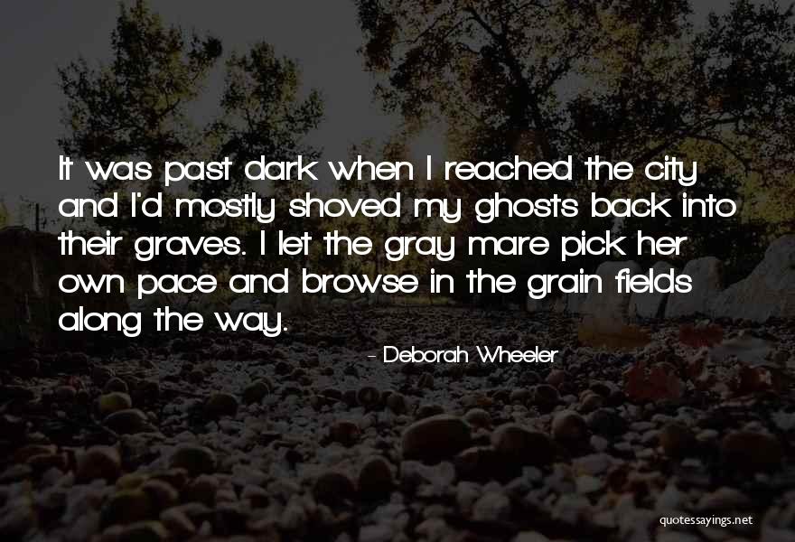 My Own Pace Quotes By Deborah Wheeler My Own Pace Quotes By Deborah Wheeler