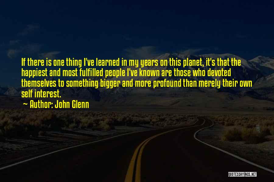 My Own Self Quotes By John Glenn