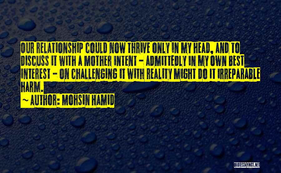 My Own Thoughts Quotes By Mohsin Hamid