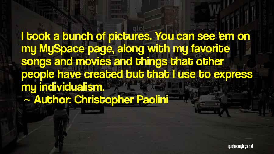 My Page Quotes By Christopher Paolini