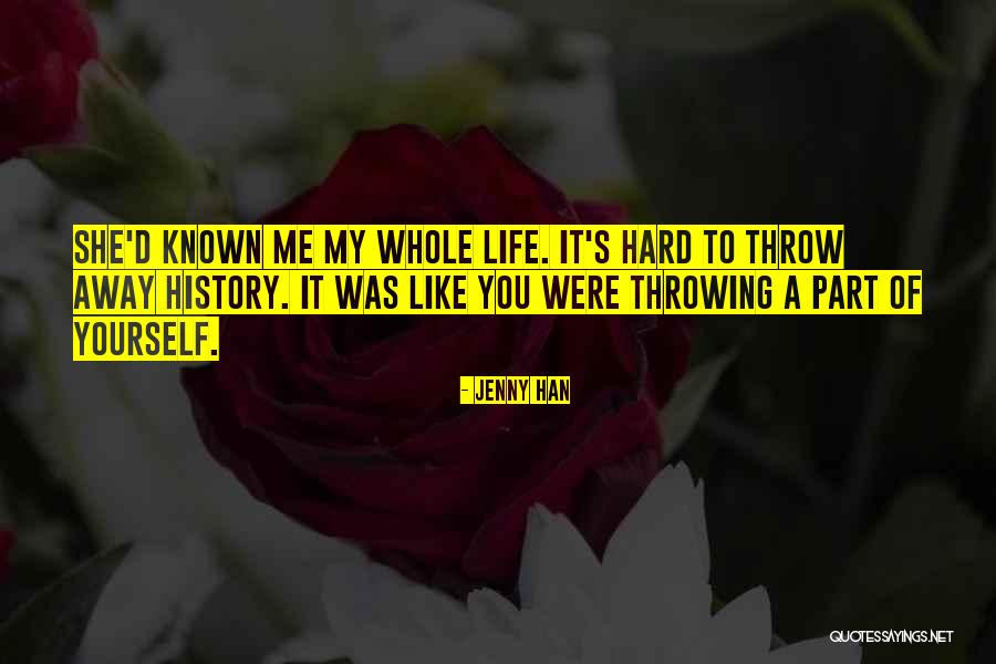 My Past Friends Quotes By Jenny Han My Past Friends Quotes By Jenny Han
