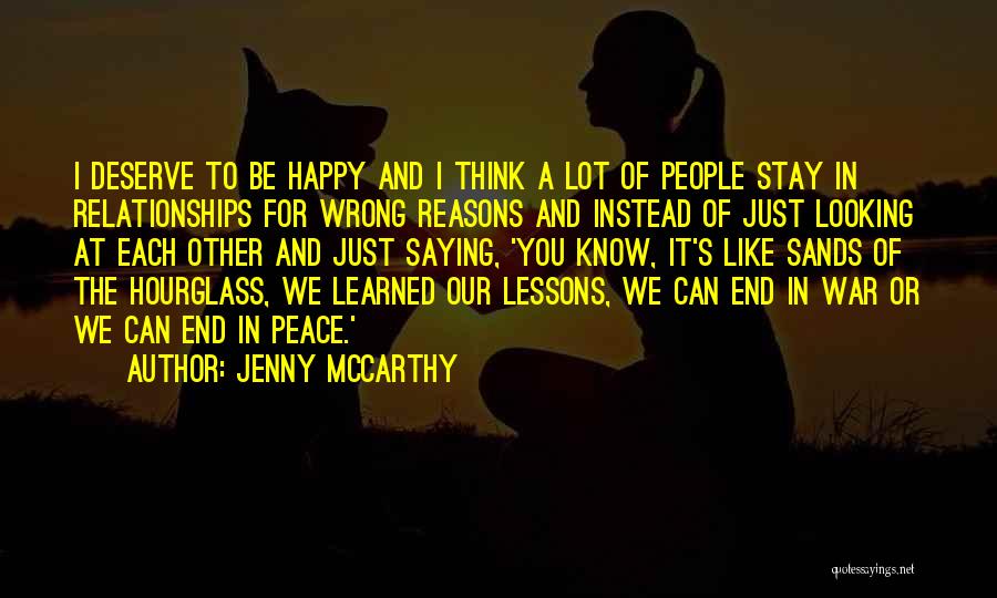 My Past Relationships I Learned Quotes By Jenny McCarthy