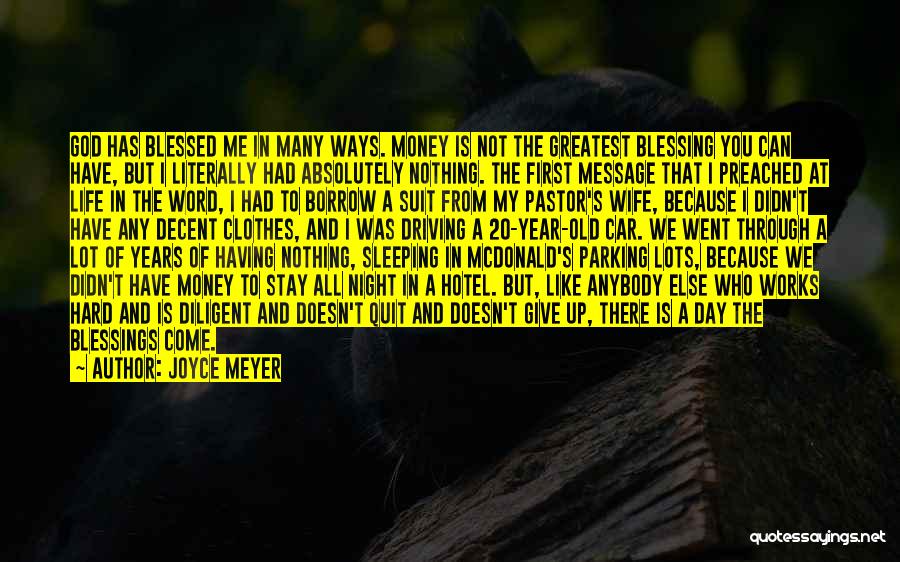 My Pastor Quotes By Joyce Meyer