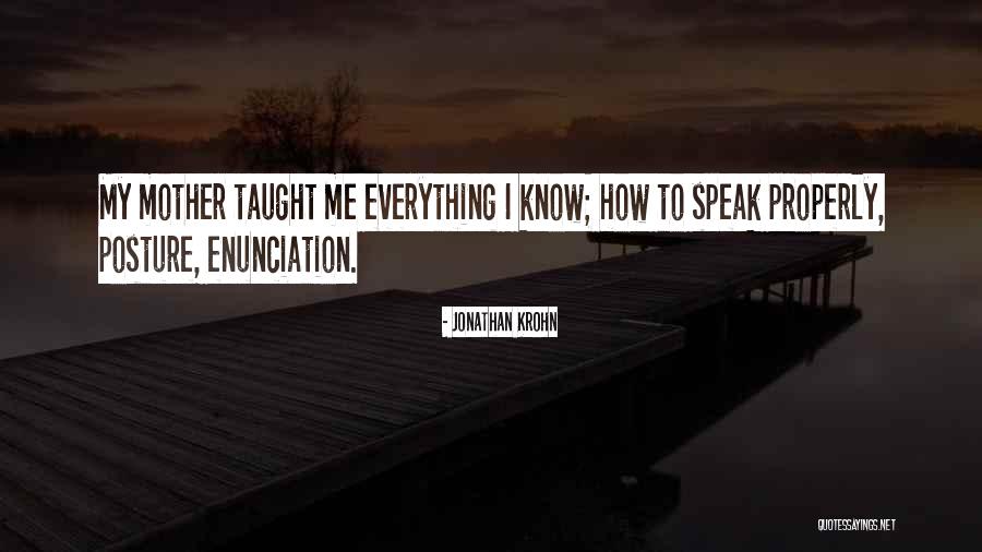 My Posture Quotes By Jonathan Krohn My Posture Quotes By Jonathan Krohn