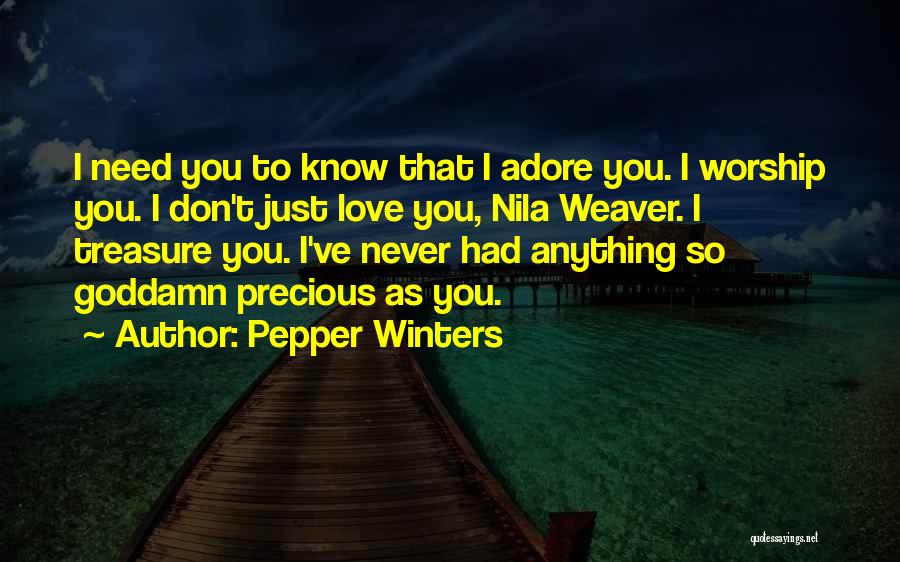 My Precious Treasure Quotes By Pepper Winters