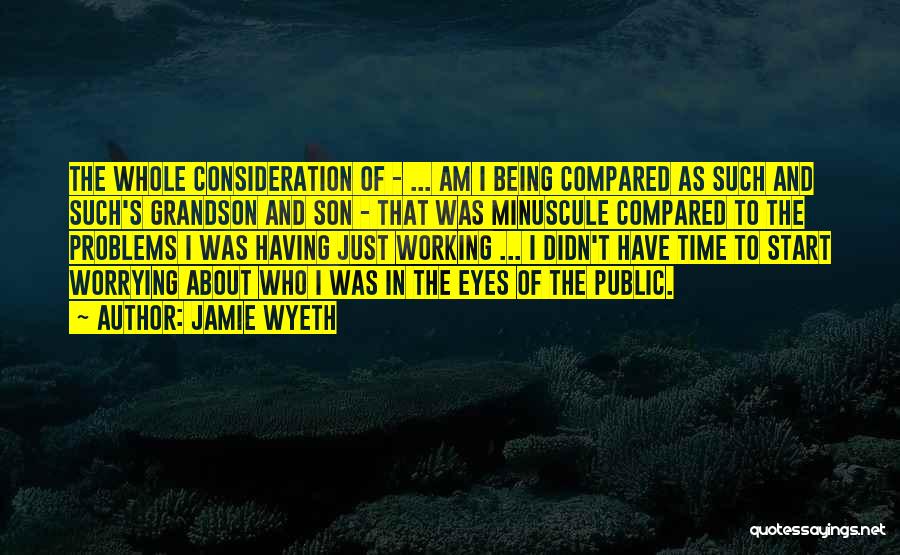 My Problems Are Nothing Compared To Others Quotes By Jamie Wyeth