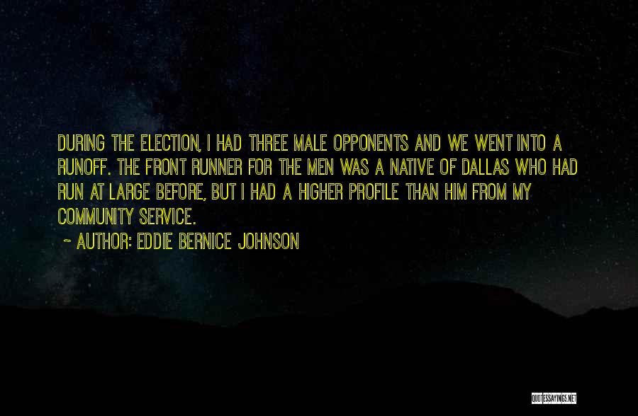 My Profile Quotes By Eddie Bernice Johnson