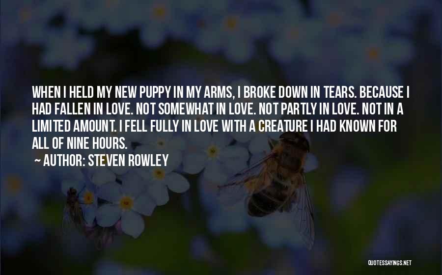 My Puppy Quotes By Steven Rowley