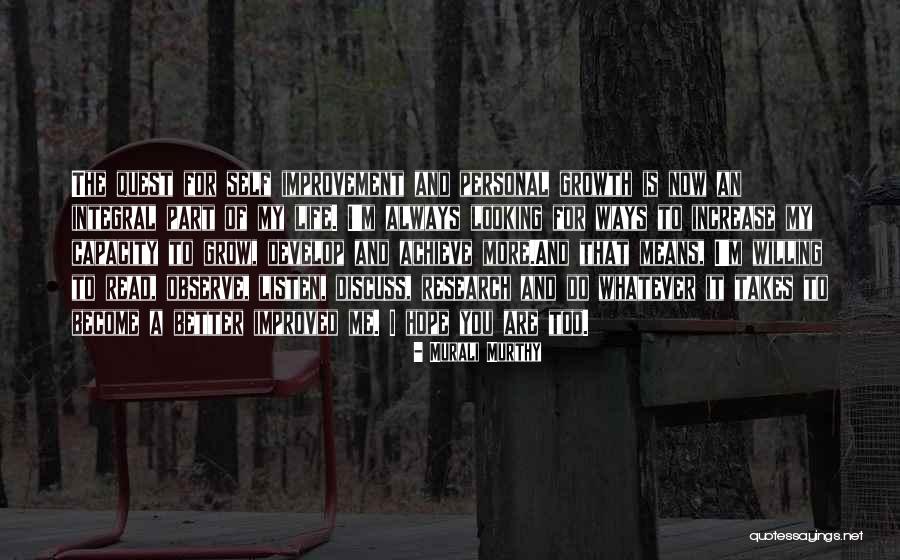 My Quest Quotes By Murali Murthy My Quest Quotes By Murali Murthy