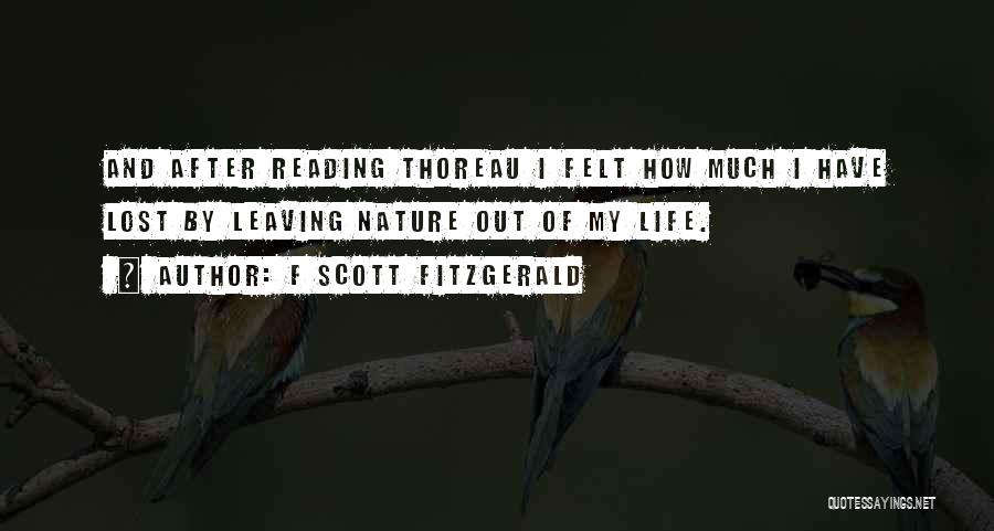 My Reading Life Quotes By F Scott Fitzgerald