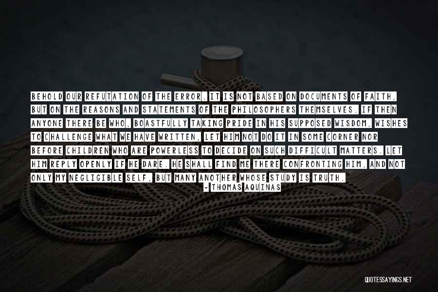 My Reasons Quotes By Thomas Aquinas My Reasons Quotes By Thomas Aquinas
