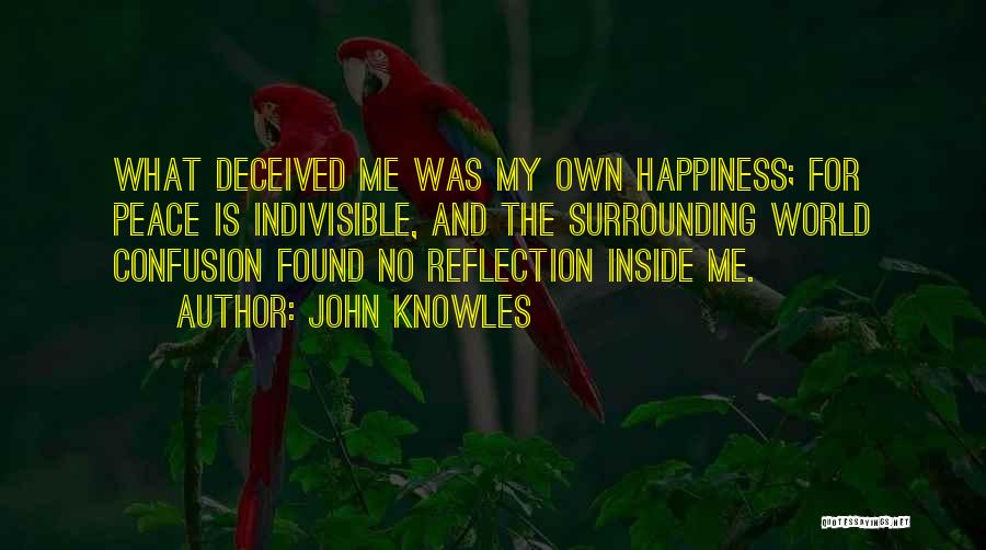 My Reflection Quotes By John Knowles