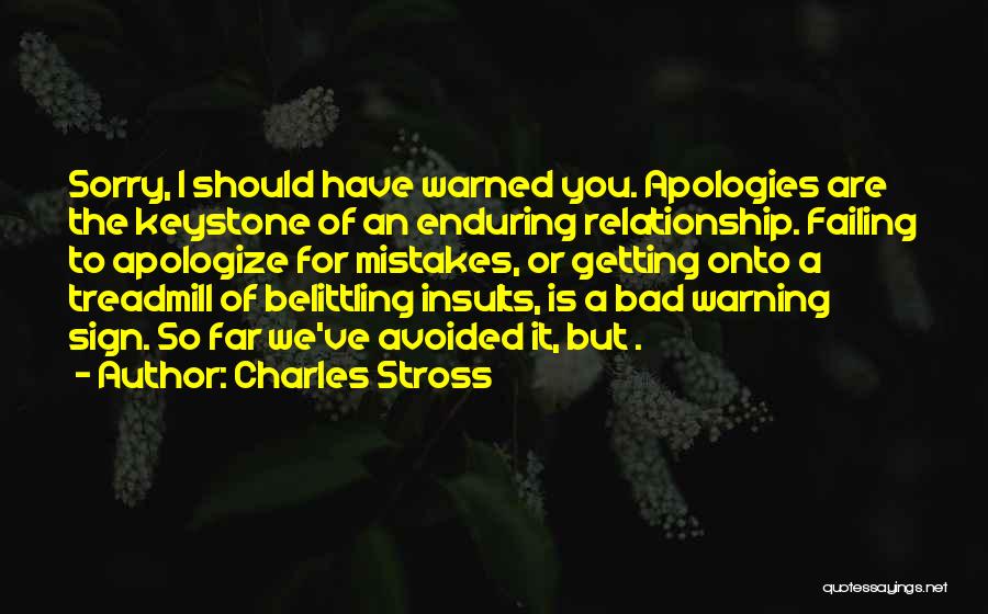 My Relationship Is Failing Quotes By Charles Stross