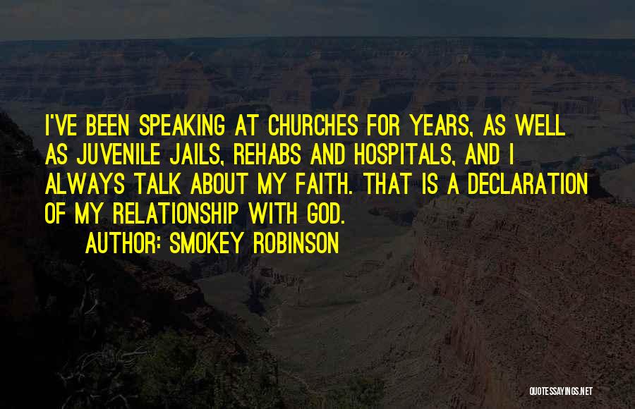 My Relationship With God Quotes By Smokey Robinson