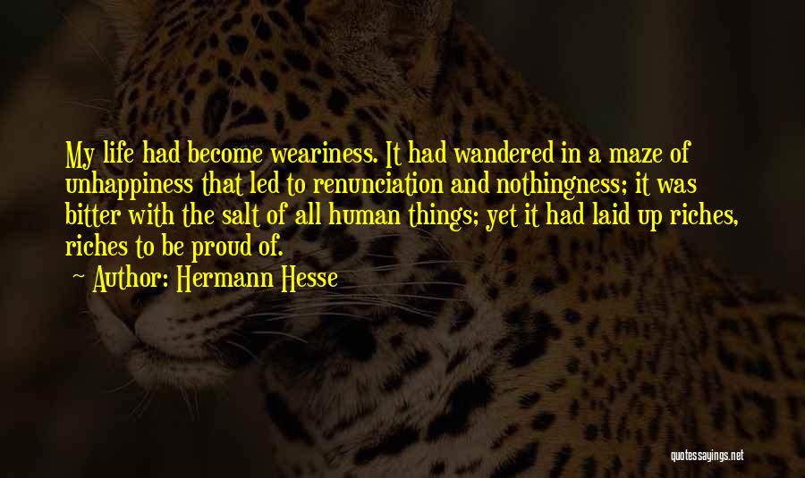 My Riches Quotes By Hermann Hesse