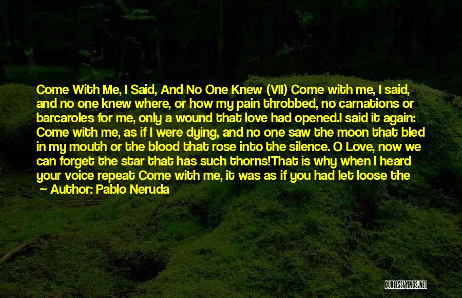 My Rock Love Quotes By Pablo Neruda