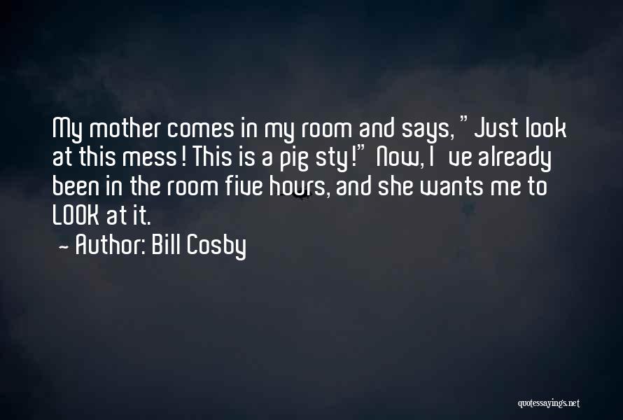 My Room Is A Mess Quotes By Bill Cosby