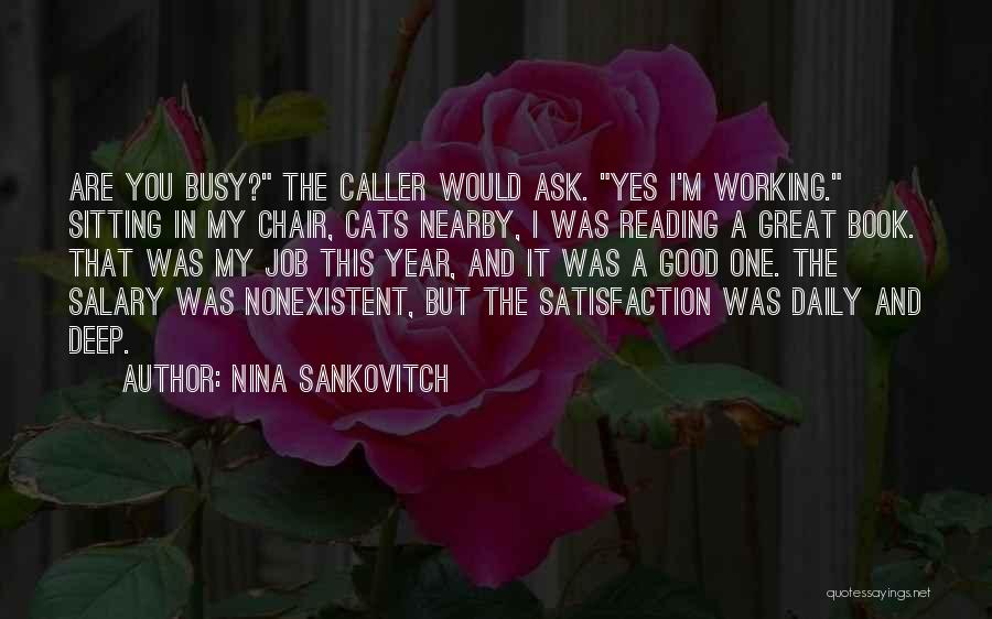 My Salary Quotes By Nina Sankovitch