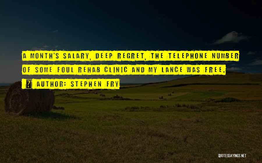 My Salary Quotes By Stephen Fry